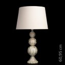 Ver imagem 2 de Abajur em Cristal Murano Pérola - São Marcos