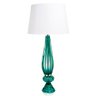 Abajur em Cristal Murano Esmeralda - São Marcos - 1
