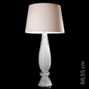 Ver imagem 2 de Abajur em Cristal Murano Branco - São Marcos