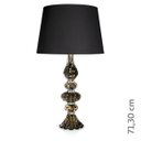 Ver imagem 2 de Abajur em Cristal Murano Preto e Ouro 24 K - São Marcos