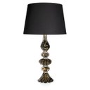 Ver imagem 1 de Abajur em Cristal Murano Preto e Ouro 24 K - São Marcos