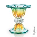 Ver imagem 2 de Vaso Em Cristal Murano Esmeralda - Assinado - São Marcos