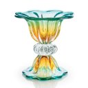 Ver imagem 1 de Vaso Em Cristal Murano Esmeralda - Assinado - São Marcos