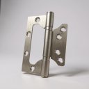 Ver imagem 1 de Kit 3 Peças Dobradiça Sobrepor 4x3 Inox Polido sem Rebaixo Knol