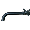 Ver imagem 1 de Torneira de Parede para Lavatório Banheiro Lavabo Área de Serviço Preto Fosco Black Matte Luxo Metal