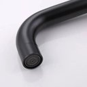 Ver imagem 2 de Torneira de Parede para Lavatório Banheiro Lavabo Área de Serviço Preto Fosco Black Matte Luxo Metal