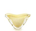 Ver imagem 1 de Vaso Em Cristal Murano Pérola Com Ouro 24 K - São Marcos