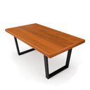 Ver imagem 3 de Mesa Industrial Lanna Madeira Maciça c/ Ferragem Preta 2,00m