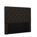 Ver imagem 1 de Cabeceira Tania para Cama Box King 195 Cm Corino Marrom - D’Rossi