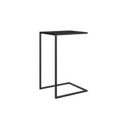 Mesa Lateral Estilo Industrial 35x40cm 27820 Steel Quadra Artesano - Preto - 2
