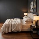 Ver imagem 4 de Cabeceira para Cama Box Casal Estofada Bege 188cm Linha Premium