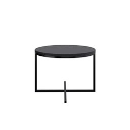 Mesa Lateral Estilo Industrial Baixa Volpi 24816 Artesano - Preto - 2