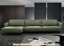 Ver imagem 4 de Sofá Harold 3 Lugares Couro Musgo 328cm - 69891