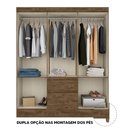 Ver imagem 3 de Guarda-roupa Casal Castanho de 6 Portas - Bove Shop Jm