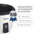 Ver imagem 3 de Panela de Arroz Elétrica Midea 2,5l Branca Pae25b1 110v