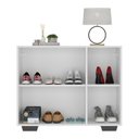 Ver imagem 5 de Sapateira 3 Portas Nina Multimóveis MP6019 Branca/Preta