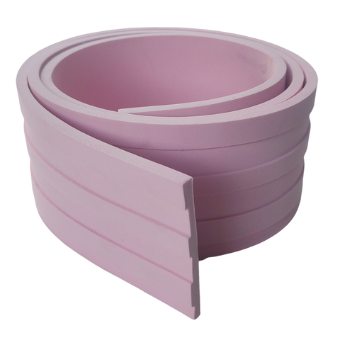 Painel Ripado Decorativo Quarto Eva Autocolante 10cm - 2,5m Rosa