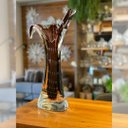 Ver imagem 3 de Vaso Em Cristal Murano Marrom - São Marcos