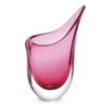 Vaso Em Cristal Murano Rosa - São Marcos - 1