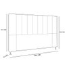 Cabeceira Cama Box Queen 160cm Corino Branco - 2