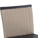 Ver imagem 6 de Banqueta Cannes em Alumínio Corda Náutica Para Edícula, Balcão, Mesa de Jantar Trama Original