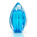 Ver imagem 1 de Vaso Pinha Em Cristal Murano Água Marinha - São Marcos