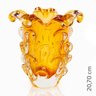 Vaso Em Cristal Murano Âmbar - São Marcos - 2