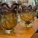 Ver imagem 6 de Vaso Em Cristal Murano Lilás E Âmbar - São Marcos