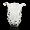 Ver imagem 1 de Vaso Em Cristal Murano Branco - São Marcos