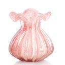 Ver imagem 1 de Vaso Trouxinha Em Cristal Murano Rosa - São Marcos