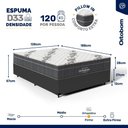 Ver imagem 4 de Cama Box com Colchão de Espuma D33 Ortobom Airtech Ortopillow 100 Casal 138cm