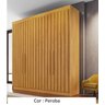 Guarda Roupa Potenza 100% MDF 4 Portas Ripadas Peroba Móveis Europa - 2