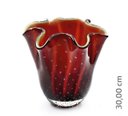 Ver imagem 2 de Vaso Em Cristal Murano Vermelho - São Marcos