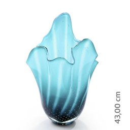 Vaso Em Cristal Murano Esmeralda - São Marcos - 2
