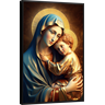 Quadro Decorativo Canvas Premium Filete Jesus Cristo Maria 06 Gg - 1