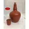 Moringa De Barro Artesanal Para Cachaça/Pinga Com Copo - 4