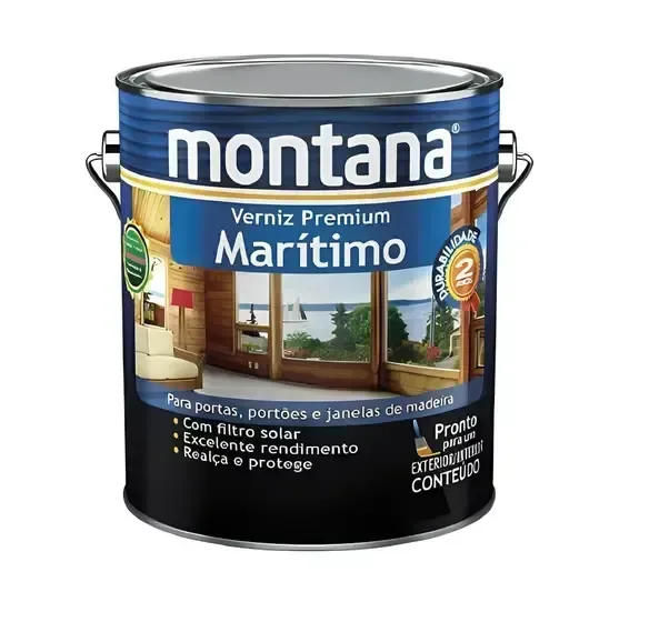 Verniz Marítimo Natural Incolor 3,6l - Montana - 2