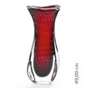 Ver imagem 2 de Vaso Em Cristal Murano Vermelho - São Marcos