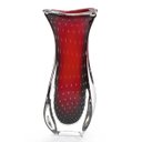 Ver imagem 1 de Vaso Em Cristal Murano Vermelho - São Marcos