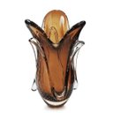 Ver imagem 1 de Vaso Em Cristal Murano Marrom - São Marcos