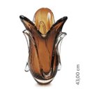 Ver imagem 2 de Vaso Em Cristal Murano Marrom - São Marcos