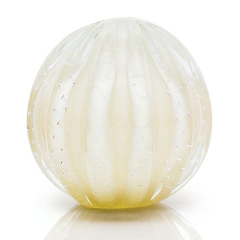 Peso Em Cristal Murano Pérola - São Marcos