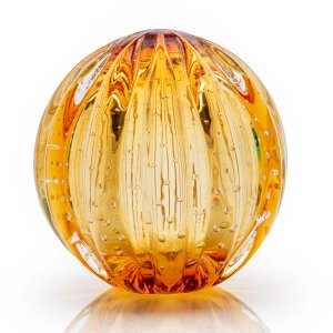 Peso Em Cristal Murano Âmbar - São Marcos