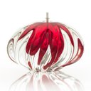 Ver imagem 1 de Lamparina em Cristal Murano Vermelho - São Marcos