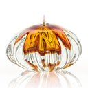 Ver imagem 1 de Lamparina em Cristal Murano Âmbar - São Marcos