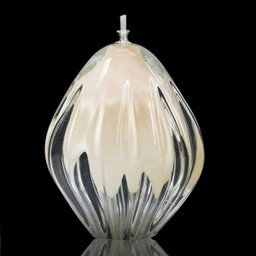 Lamparina em Cristal Murano Pérola - São Marcos - 1