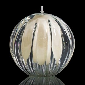 Lamparina em Cristal Murano Pérola - São Marcos