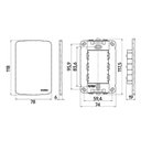 Ver imagem 2 de Interruptor Simples 10a e Tomada 2p+t 10a Margirius B3 com Placa 4x2 Branco