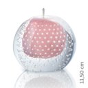 Ver imagem 2 de Lamparina em Cristal Murano Rosa - São Marcos