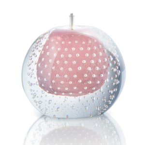 Lamparina em Cristal Murano Rosa - São Marcos